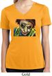 Ladies Joker Face Moisture Wicking V-neck Shirt