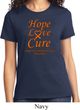 Ladies Leukemia Cancer Awareness Hope Love Cure T-shirt