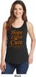 Ladies Leukemia Cancer Awareness Hope Love Cure Tank Top