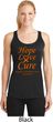 Ladies Leukemia Cancer Hope Love Cure Dry Wicking Racerback