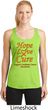 Ladies Leukemia Cancer Hope Love Cure Dry Wicking Racerback