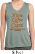 Ladies Leukemia Cancer Hope Love Cure Dry Wicking Sleeveless Shirt