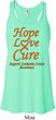 Ladies Leukemia Cancer Hope Love Cure Flowy Racerback