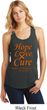 Ladies Leukemia Cancer Hope Love Cure Racerback