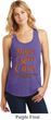 Ladies Leukemia Cancer Hope Love Cure Racerback