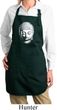 Ladies Little Buddha Head Full Length Apron with Pockets