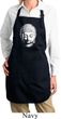 Ladies Little Buddha Head Full Length Apron with Pockets