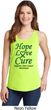 Ladies Liver Cancer Awareness Hope Love Cure Tank Top
