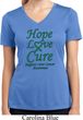 Ladies Liver Cancer Hope Love Cure Dry Wicking V-neck