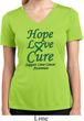 Ladies Liver Cancer Hope Love Cure Dry Wicking V-neck