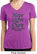 Ladies Liver Cancer Hope Love Cure Dry Wicking V-neck