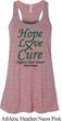 Ladies Liver Cancer Hope Love Cure Flowy Racerback
