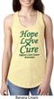 Ladies Liver Cancer Hope Love Cure Ideal Racerback