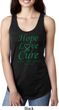 Ladies Liver Cancer Hope Love Cure Ideal Racerback