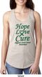 Ladies Liver Cancer Hope Love Cure Ideal Racerback