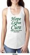 Ladies Liver Cancer Hope Love Cure Ideal Racerback