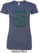 Ladies Liver Cancer Hope Love Cure Longer Length Shirt