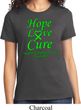 Ladies Lymphoma Cancer Awareness Hope Love Cure T-shirt