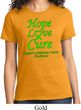 Ladies Lymphoma Cancer Awareness Hope Love Cure T-shirt