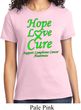 Ladies Lymphoma Cancer Awareness Hope Love Cure T-shirt
