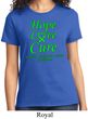 Ladies Lymphoma Cancer Awareness Hope Love Cure T-shirt