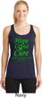 Ladies Lymphoma Cancer Hope Love Cure Dry Wicking Racerback