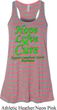 Ladies Lymphoma Cancer Hope Love Cure Flowy Racerback