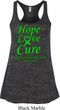 Ladies Lymphoma Cancer Hope Love Cure Flowy Racerback
