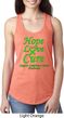 Ladies Lymphoma Cancer Hope Love Cure Ideal Racerback
