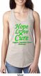 Ladies Lymphoma Cancer Hope Love Cure Ideal Racerback