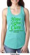 Ladies Lymphoma Cancer Hope Love Cure Ideal Racerback
