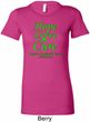 Ladies Lymphoma Cancer Hope Love Cure Longer Length Shirt