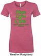 Ladies Lymphoma Cancer Hope Love Cure Longer Length Shirt