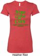 Ladies Lymphoma Cancer Hope Love Cure Longer Length Shirt