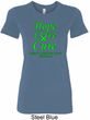 Ladies Lymphoma Cancer Hope Love Cure Longer Length Shirt