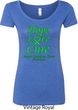 Ladies Lymphoma Cancer Hope Love Cure Scoop Neck