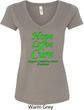 Ladies Lymphoma Cancer Hope Love Cure V-Neck
