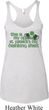 Ladies Official Drinking Shirt Tri Blend Racerback Tank Top