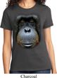 Ladies Orangutan Shirt Big Orangutan Face Tee T-Shirt