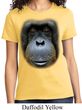 Ladies Orangutan Shirt Big Orangutan Face Tee T-Shirt