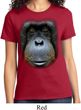 Ladies Orangutan Shirt Big Orangutan Face Tee T-Shirt