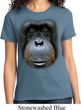 Ladies Orangutan Shirt Big Orangutan Face Tee T-Shirt