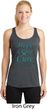 Ladies Ovarian Cancer Hope Love Cure Dry Wicking Racerback