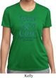Ladies Ovarian Cancer Hope Love Cure Dry Wicking T-shirt