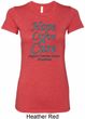 Ladies Ovarian Cancer Hope Love Cure Longer Length Shirt