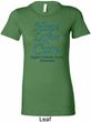 Ladies Ovarian Cancer Hope Love Cure Longer Length Shirt