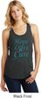 Ladies Ovarian Cancer Hope Love Cure Racerback