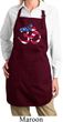 Ladies Patriotic Om Full Length Apron with Pockets