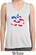 Ladies Patriotic Om Sleeveless Moisture Wicking Tee