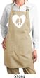Ladies Peace Apron Hippie Heart Peace Full Length Apron with Pockets